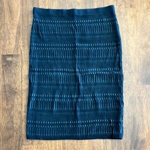 Black knit Elie Tahari Skirt